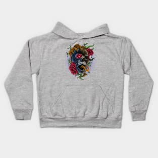 tattoo skull Kids Hoodie